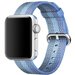 Curea iUni compatibila cu Apple Watch 1/2/3/4/5/6/7, 40mm, Nylon, Woven Strap, Blue